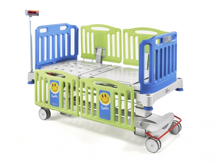 smile pediatric bed with weighing system 348650B